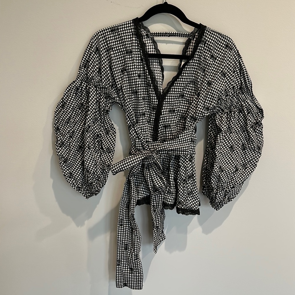 Jonathan Simkhai Wrap Blouse